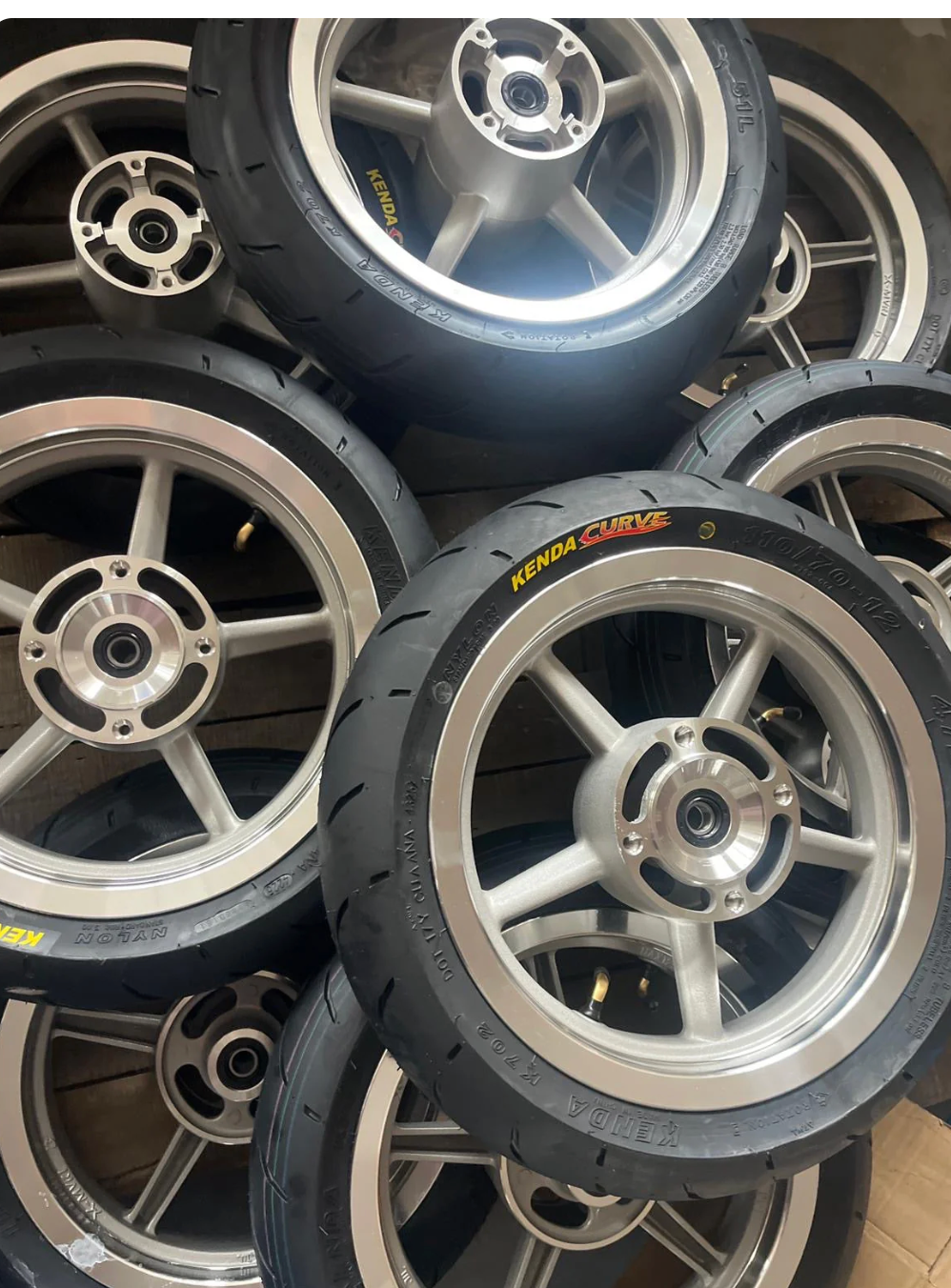 Chrome Tuttio Soleil 01/YozmalN10 12in SuperMoto Wheelset