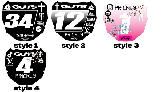 ODI Number Plate Decal